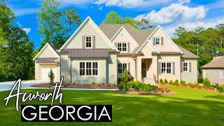 NEW Luxury Home for Sale in GATED GOLF COURSE Community NW of ATLANTA | Ultimate Dream Home Tour