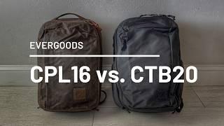 Evergoods CPL16 Waxed Canvas Review (CTB20 Comparison) - Best SMALL Everyday Carry Backpack