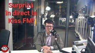 Surpriză de ziua mea în direct la Kiss FM!