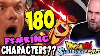 180 CHARACTERS For Dragon Ball Sparking Zero!! 100GB Install And Box Art