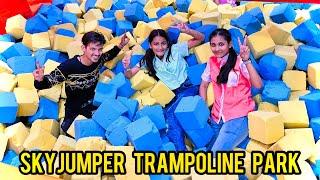 Fun at SkyJumper Trampoline Park |Visiting India Gate and waste to wonder park | Delhi trip part-3