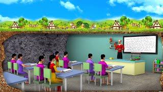 நிலத்தடி பள்ளி - Underground School Story | 3D Animated Tamil Fairy Moral Stories | Maa Maa TV