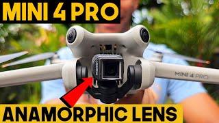 How to Use Anamorphic and Wide Angle Lens | Mini 4 Pro