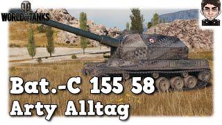 World of Tanks - Bat.-Châtillon 155 58 - Arty Alltag auf Tier 10