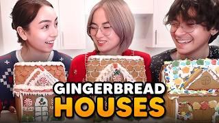 Decorating GINGERBREAD HOUSES! w/ Kyedae, TenZ & Sakura