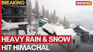 Heavy Rain & Snow Hit Himachal | Landslide Blocks Chandigarh-Manali Highway | Power Outage