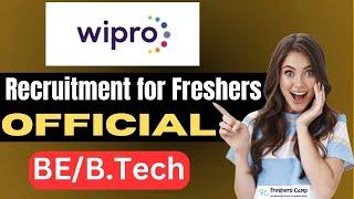 Wipro Recruitment 2025 : Wipro Hiring for Freshers | Wipro Off Campus Drive 2025 | Wipro Jobs 2025