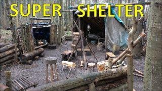 Bushcraft Shelter | Woods Camp Update