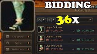 BDO | Bidding on 36 Urugon's Shoes