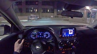 2020 Nissan Sentra SR - POV Night Drive (Binaural Audio)