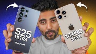 Samsung S25 Ultra vs iPhone 16 pro max - Which one is best Flagship of 2025 ?