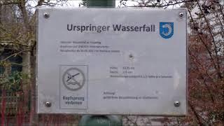 Urspringer Wasserfall #UrspringerWasserfall #Aprilscherz #wanderautor #Urspring #wasserfall