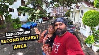 Chennai's SECOND RICHEST AREARich Celebrity HousesFun Vlog