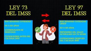 Ley 73 vs Ley 97 - ¿Por qué antes eran mejor las PENSIONES?