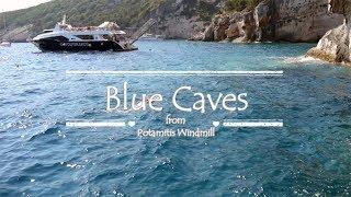 Blue Caves from Potamitis Windmill | Zakynthos Island Greece