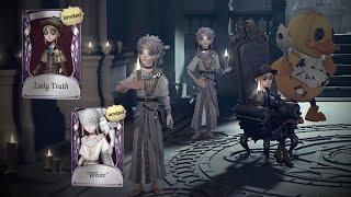 Identity V | TAROT TEAM WITH THE BEST TRUTH&INTERFERENCE COSTUMES! | “Lady Truth” + “White” Gameplay