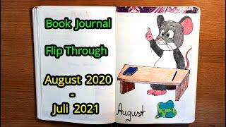 Book Journal Flip Through | Reading Journal | August 2020 - Juli 2021 | Sojemis Welt