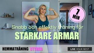 TRÄNA HEMMA - 7 minuter träning för armarna