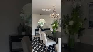 Dining room styling