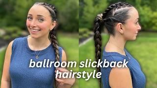 testing the ViRAL ballroom slickback hair ft brooklyn