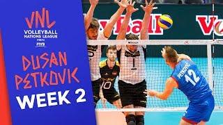 Serbia's Captain Dusan Petkovic with 27 points vs. Germany | Volleyball Nations League 2019