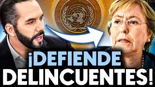 ¡SE DEFENDIÓ! NAYIB BUKELE fue BRUTAL contra MICHELLE BACHELET por CRITICA a MEDIDAS de SEGURIDAD