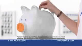 Piggy Bank   Progressive Insurance Commercial