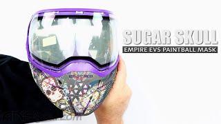 ANSgear Exclusive Sugar Skull Empire EVS Paintball Mask - Review