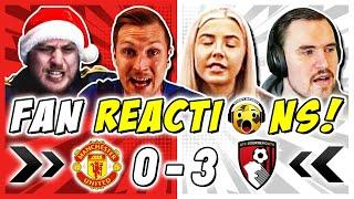 MAN UTD FANS DEVASTATED  REACTION TO MAN UTD 0-3 BOURNEMOUTH | PREMIER LEAGUE FAN REACTIONS