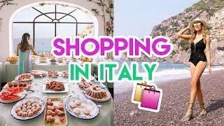 Shopping in ITALY! | Amelia Liana Travel Vlog