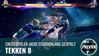 Tekken 8 in der Preview: Arcade Quest, Story-Modus und mehr gespielt (4K, PS5, GERMAN)