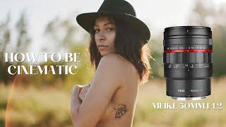 MEIKE 50mm f1.2 Lens - Cinematic and Film-like! Natural Light Photography BTS