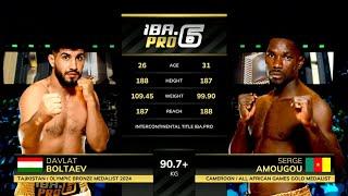 Davlat Boltaev  vs Zacharie Serge Amougou  | IBA.PRO 6 | May 23, 2025 | Dushanbe, Tajikistan