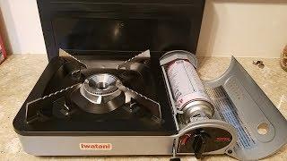 Iwatani butane stove burner review cooking dinner