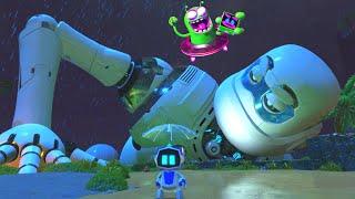 ASTRO BOT Rescues BIG BROTHER from Space Bully Nebulax