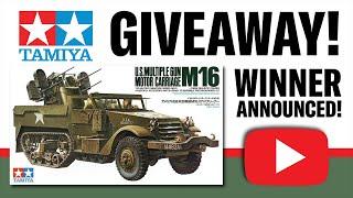   WINNER ANNOUNCED  1/35 TAMIYA M16 Giveaway - ** WORKBENCH HOBBIES first competition **
