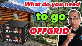 OffGrid Solar Panels, Batteries, Inverters / Off Grid vs Grid Tied Solar Panels