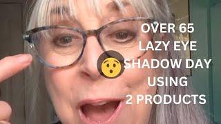 IT HAPPENS, LAZY DAYS! ️#beauty #over65 #makeup #lazydays #cosmetics #jonesroad #eyeshadow