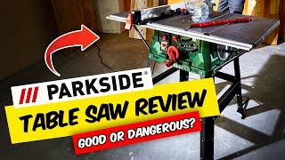 New Parkside PTKS 2000 H5 table saw: unboxing, assembly & review