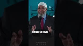 Why Capital Punishment Allowed in Islam - Dr. Zakir Naik #Sharia #BelievingBeings #Shorts