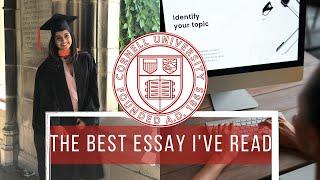 The ESSAY that got me into Cornell University!