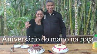 Na roça almoço de aniversário do mano Zico/Tainha no disco de arado/Sogra fazendo beiju...