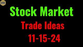 Stock market analysis and trade ideas 11-15-24