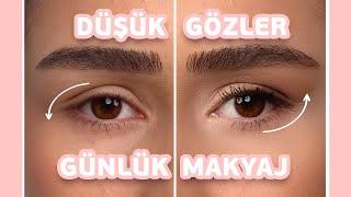 Düşük Gözler İçin Günlük Makyaj | Alev Karslı