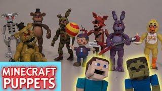 Five Nights at Freddy's FnaF Collectable FUNKO Vinyl Figures set 1 & 2 unboxing Review Puppet Steve