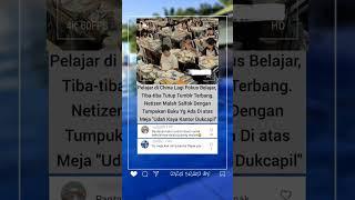 Pelajar China Fokus Belajar, Tumbl3r Terbang Bikin Netizen Salfok #viralshorts #trendingshorts