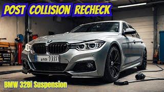 Blown Out Suspension! Post Collision Inspection BMW 328i