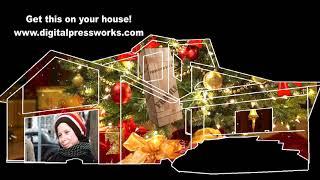 A Christmas Story House Projection Mapping Video Sample