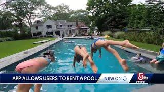 Startup company allows homeowners to rent out backyard pools