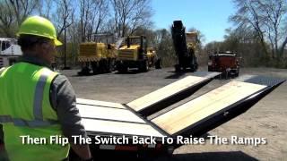 Demo of Felling Air Ramp Trailer